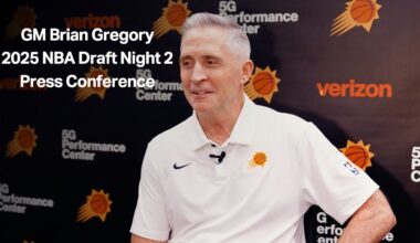 GM Brian Gregory 2025 NBA Draft Night 2 Press Conference | Phoenix Suns
