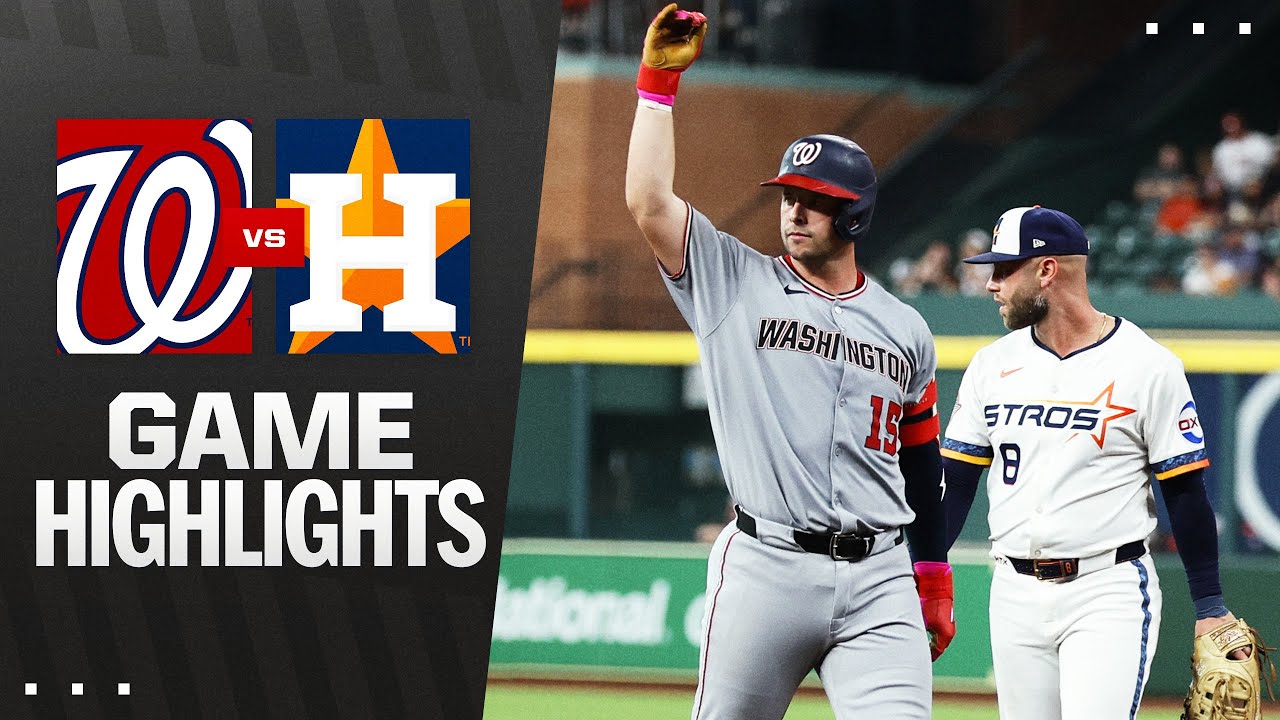 Nationals vs. Astros Game Highlights (7/28/25) | MLB Highlights