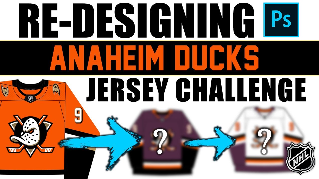 NHL Anaheim Ducks Jersey Redesign Challenge!