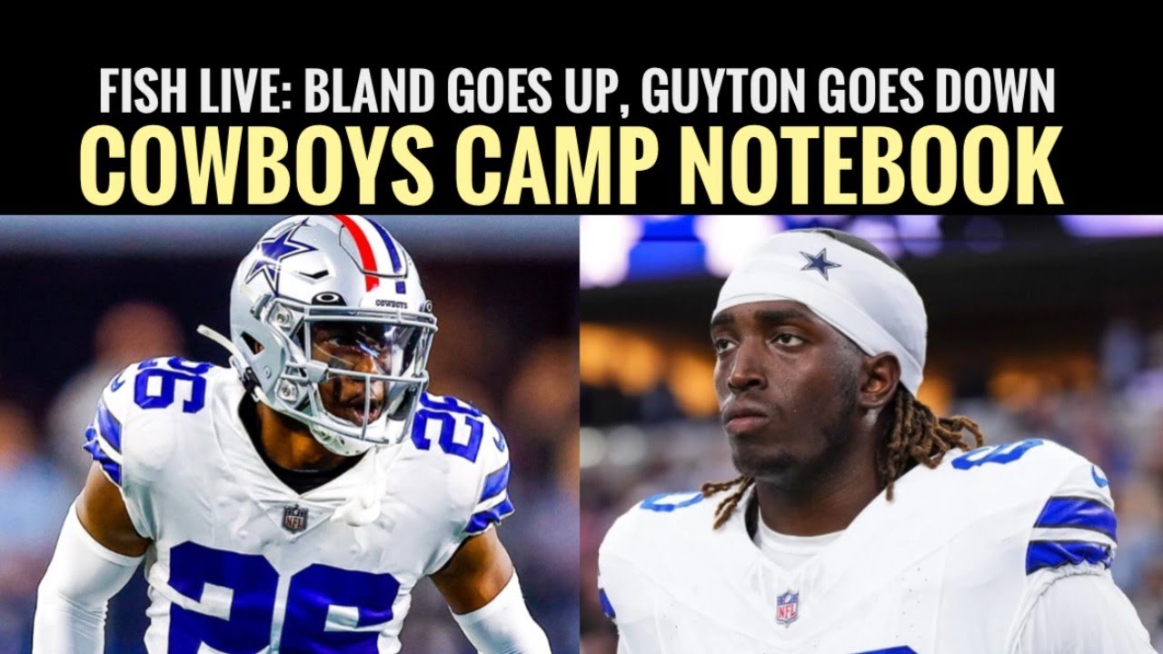 #DallasCowboys LIVE Fish at 6 Report: Bland Goes UP, Guyton Goes Down