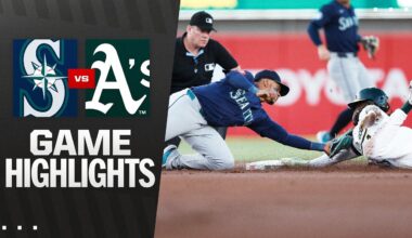 Mariners vs. Athletics Game Highlights (7/28/25) | MLB Highlights