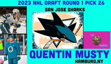 QUINTIN MUSTY- SAN JOSE SHARKS ORGANIZATION