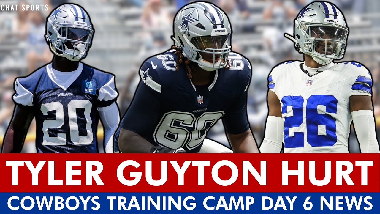 🚨 Tyler Guyton HURT + Dallas Cowboys Training Camp News On Tyler Smith, DaRon Bland & Kaiir Elam