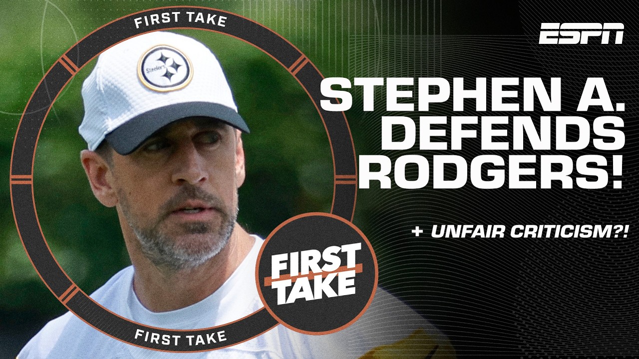 HEATED DEBATE 🔥 Stephen A. thinks Aaron Rodgers is UNFAIRLY CRITICIZED?! | First Take