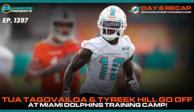 Tua Tagovailoa & Tyreek Hill GO OFF At Miami Dolphins Training Camp!