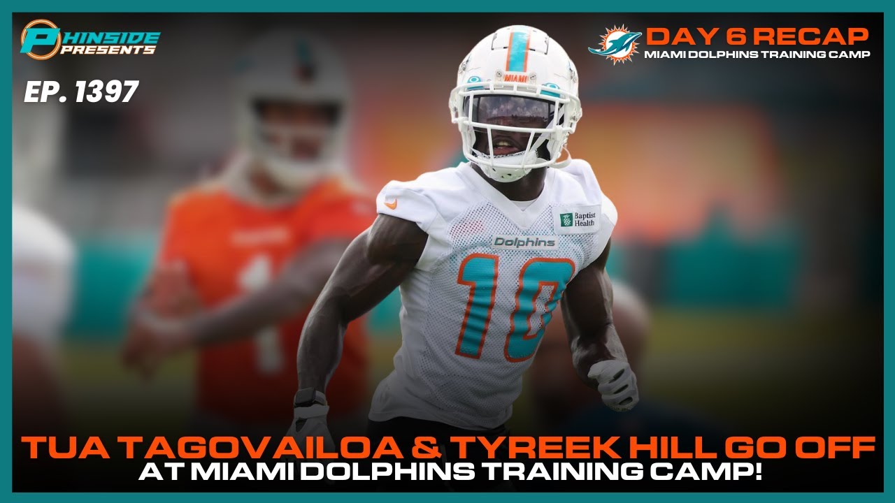 Tua Tagovailoa & Tyreek Hill GO OFF At Miami Dolphins Training Camp!
