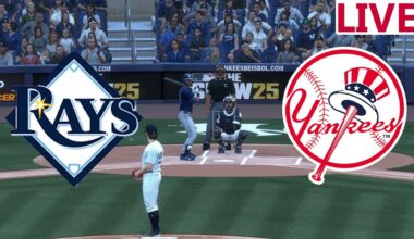 🔴LIVE 🔴Tampa Bay Rays  VS New York Yankees/July 28 /MLB THE SHOW 25