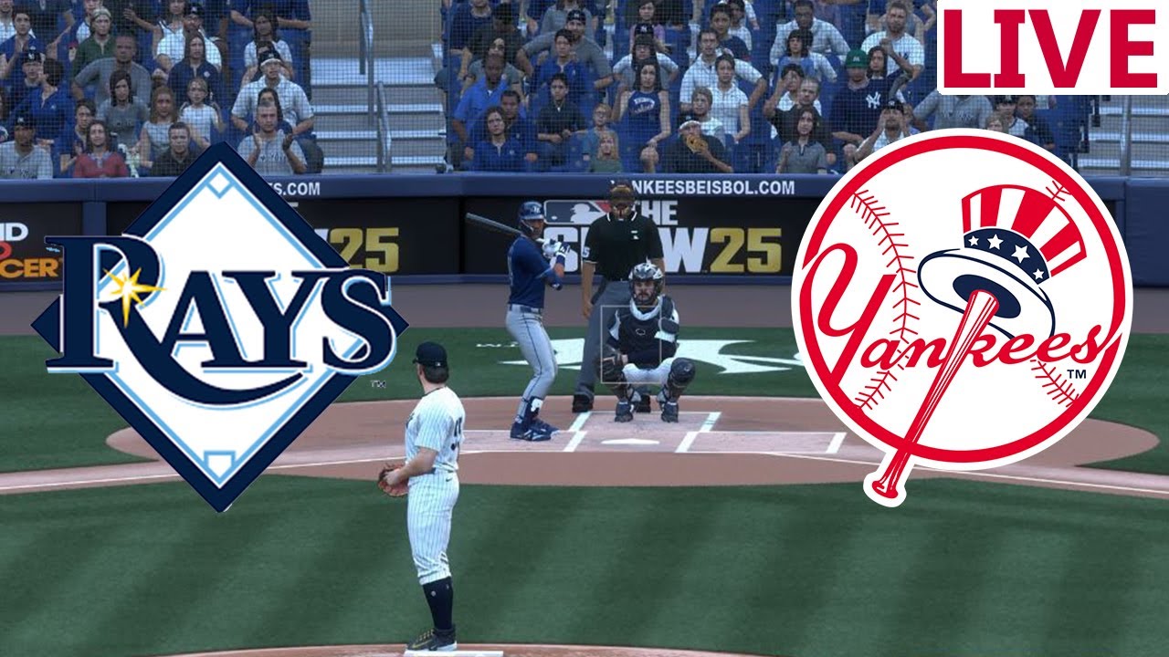 🔴LIVE 🔴Tampa Bay Rays  VS New York Yankees/July 28 /MLB THE SHOW 25