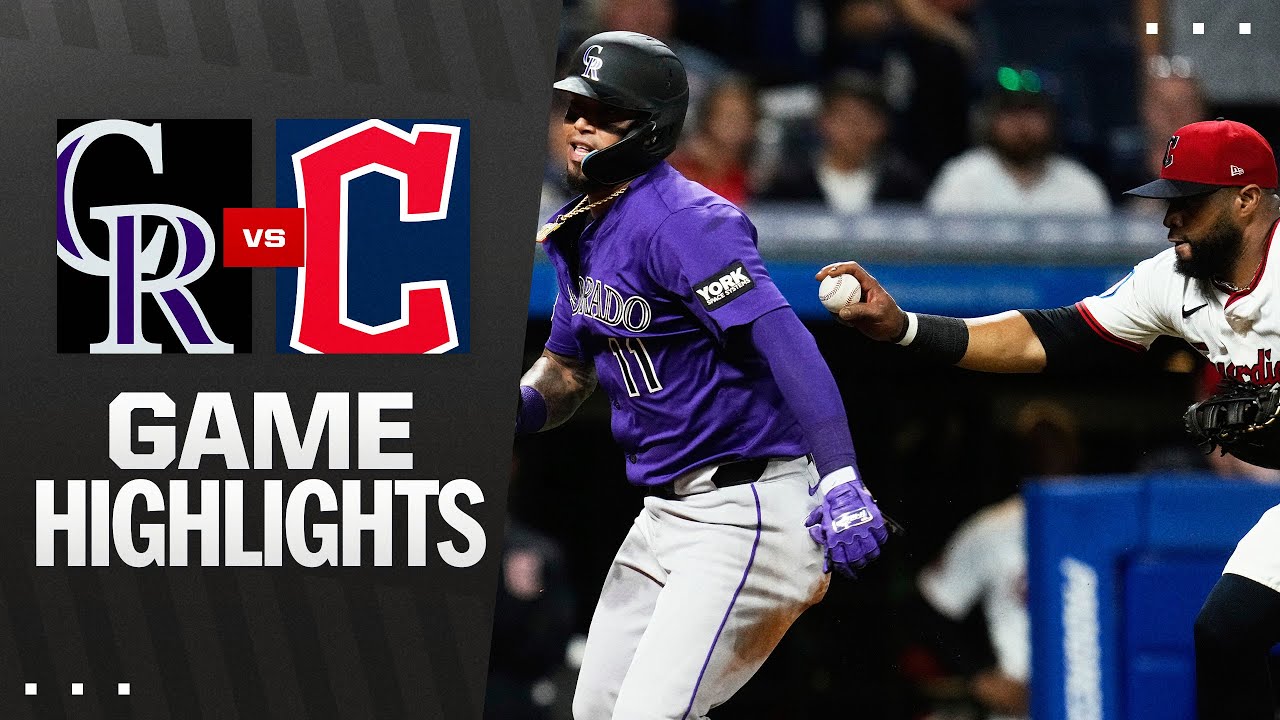 Rockies vs. Guardians Game Highlights (7/28/25) | MLB Highlights