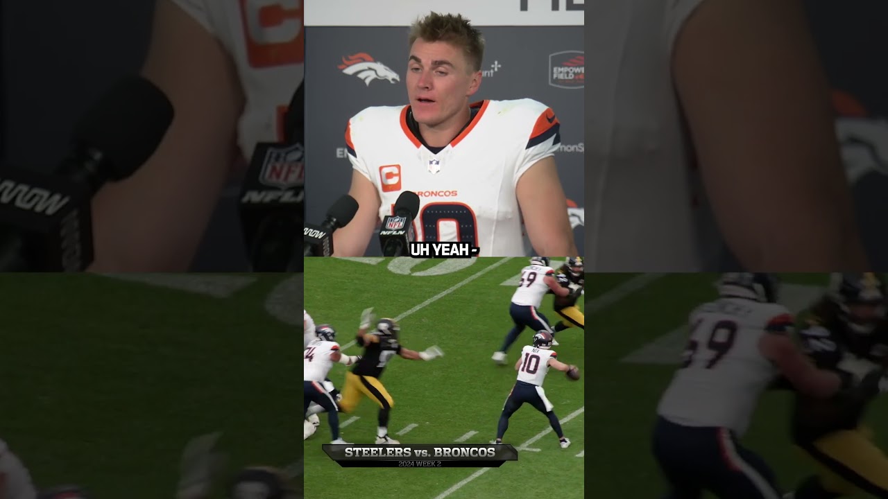 Bo Nix is an honest man 😆😆😆 #nfltop100