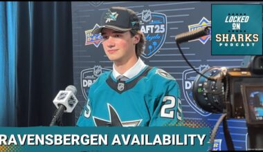 Joshua Ravensbergen Media Availability As A San Jose Shark