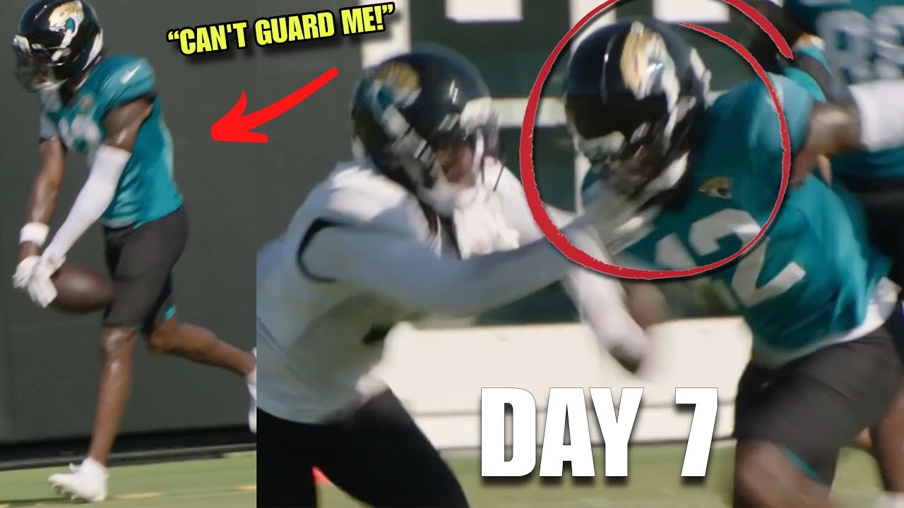 Jacksonville Jaguars PADS ON Training Camp Day 7: Travis Hunter gets TESTED in WR vs DB Drills 😳