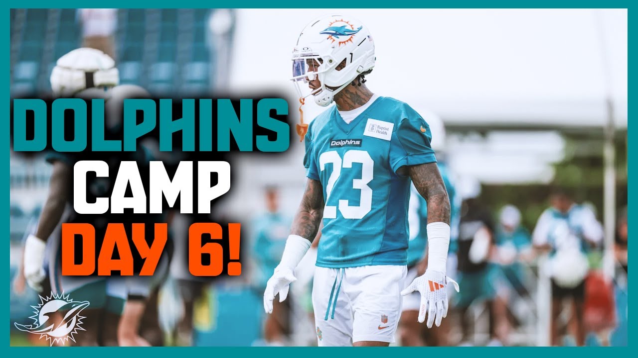 Miami Dolphins 2025 Training Camp Day 6: Ashtyn Davis Injury!