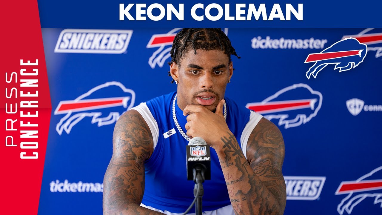 Keon Coleman Talks Development And Working With Josh Allen | Buffalo Bills