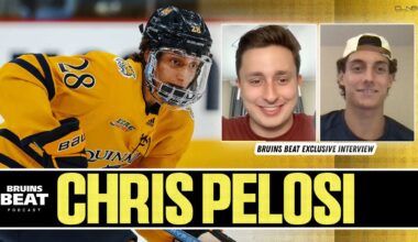 Bruins ’23 Draft Pick Chris Pelosi on Overcoming Low NHL Draft Expectations | Bruins Beat