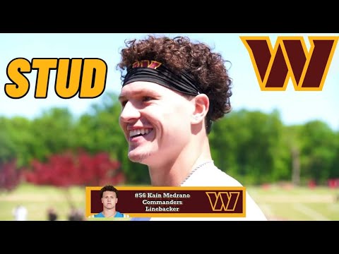 Washington Commanders Have Another Rookie STANDOUT: Kain Medrano| Training Camp Talk
