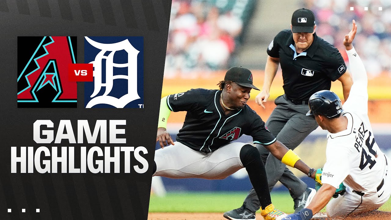 D-backs vs. Tigers Game Highlights (7/29/25) | MLB Highlights
