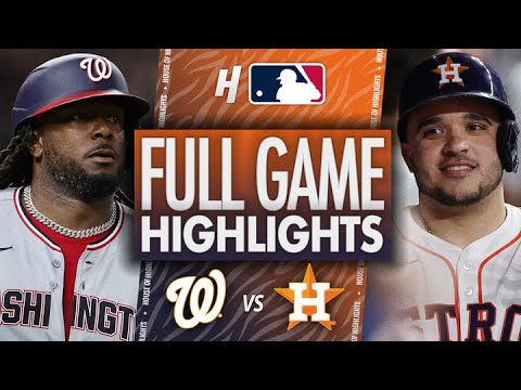 Washington Nationals vs Houston Astros - FULL GAME HIGHLIGHTS  | July 29, 2025 MLB Season