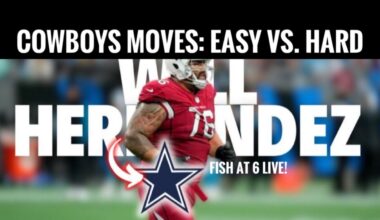 #DallasCowboys LIVE Fish at 6 Report: One EASY Free Agent. One HARD One. Top 10 Camp Takes!
