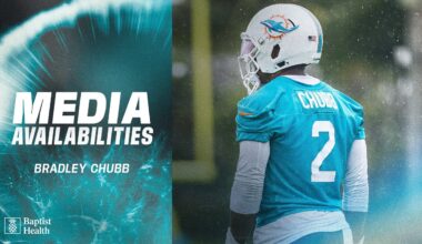 Bradley Chubb meets with the media | Miami Dolphins