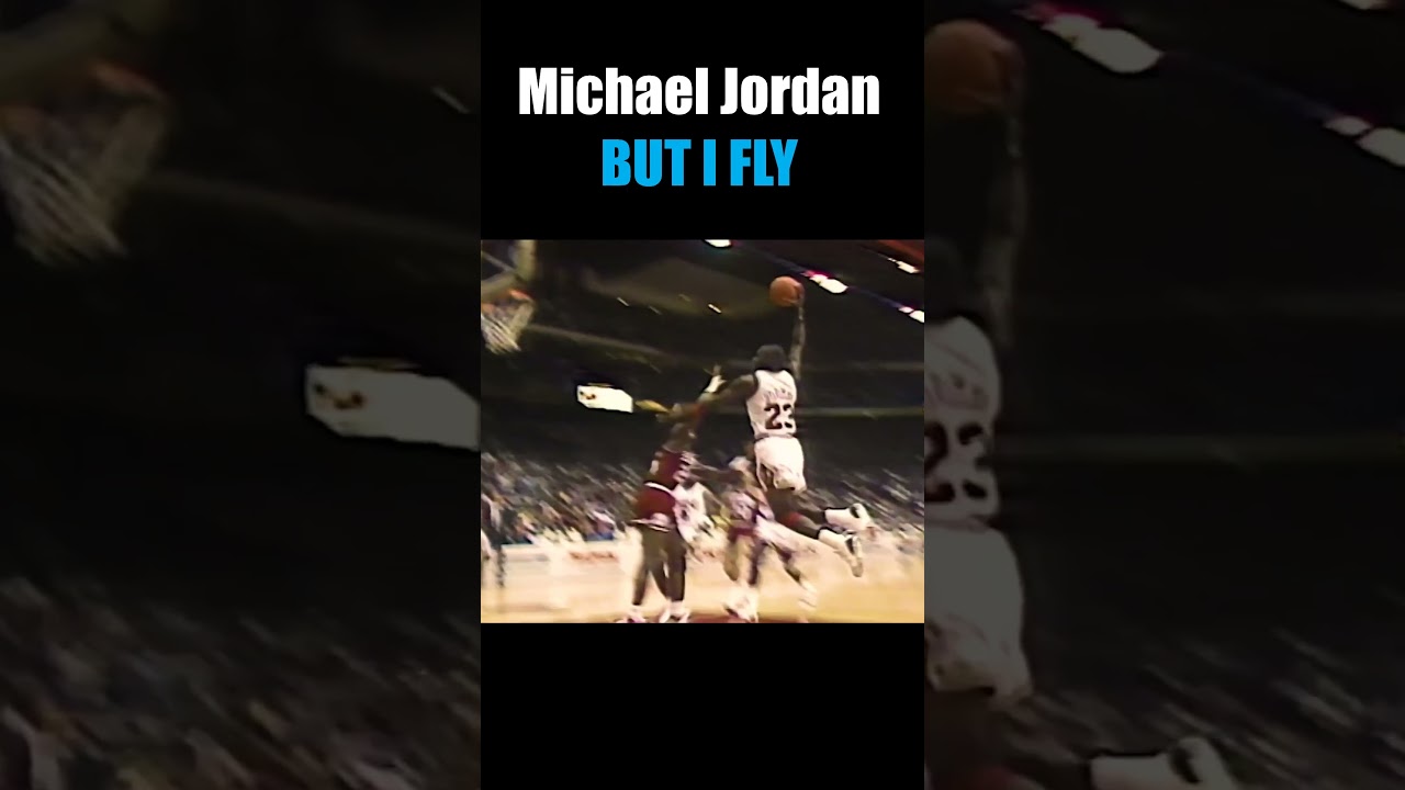 MJ SLAM on the 76ers David Wingate #goat #nba #basketballlegend