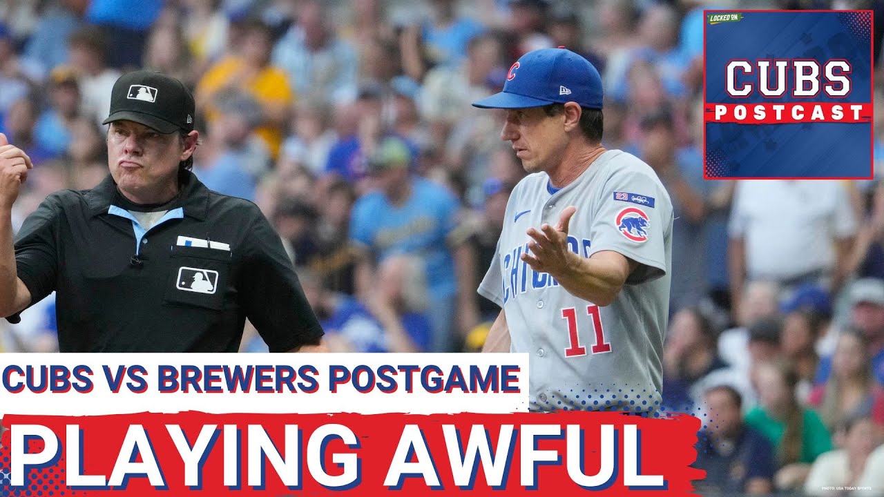 CUBS POSTCAST: The Chicago Cubs are just playing BAD BASEBALL and lose to the Milwaukee Brewers 9-3