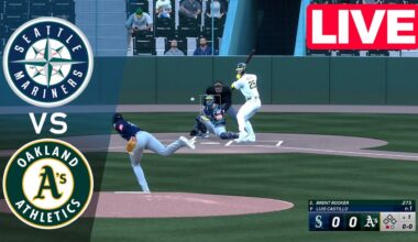 MLB LIVE🔴 Seattle Mariners vs Oakland Athletics - Jul 29, 2025 | Full Game MLB 2025 EN VIVO