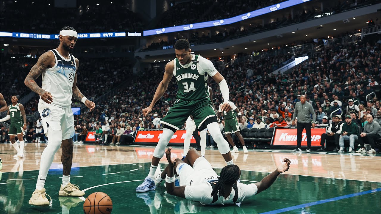 Giannis dunk highlights, but each slam gets more aggressive!