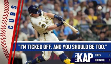 REKAP⚾️: Chicago Cubs 9-3 Loss to Brewers. ‘I’m ticked off. You should be too’