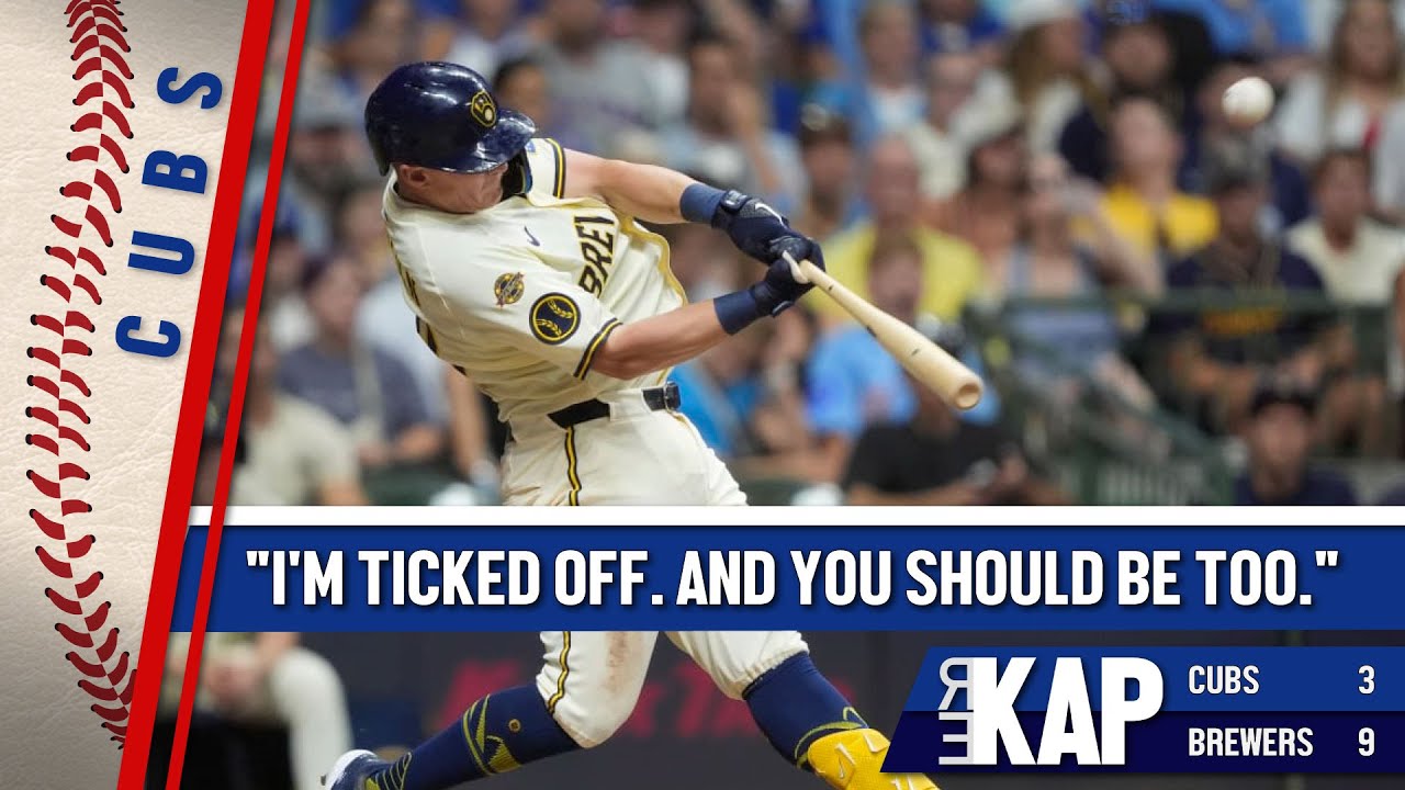 REKAP⚾️: Chicago Cubs 9-3 Loss to Brewers. ‘I’m ticked off. You should be too’