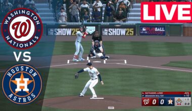 MLB LIVE🔴 Houston Astros vs Washington Nationals - Jul 29, 2025 | Full Game MLB 2025 EN VIVO