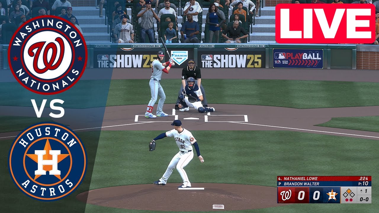 MLB LIVE🔴 Houston Astros vs Washington Nationals - Jul 29, 2025 | Full Game MLB 2025 EN VIVO