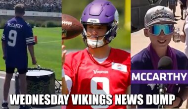 Minnesota Vikings News Dump (7.30.2025) | Bad Omen? JJ Uneven? Fan Expectations.