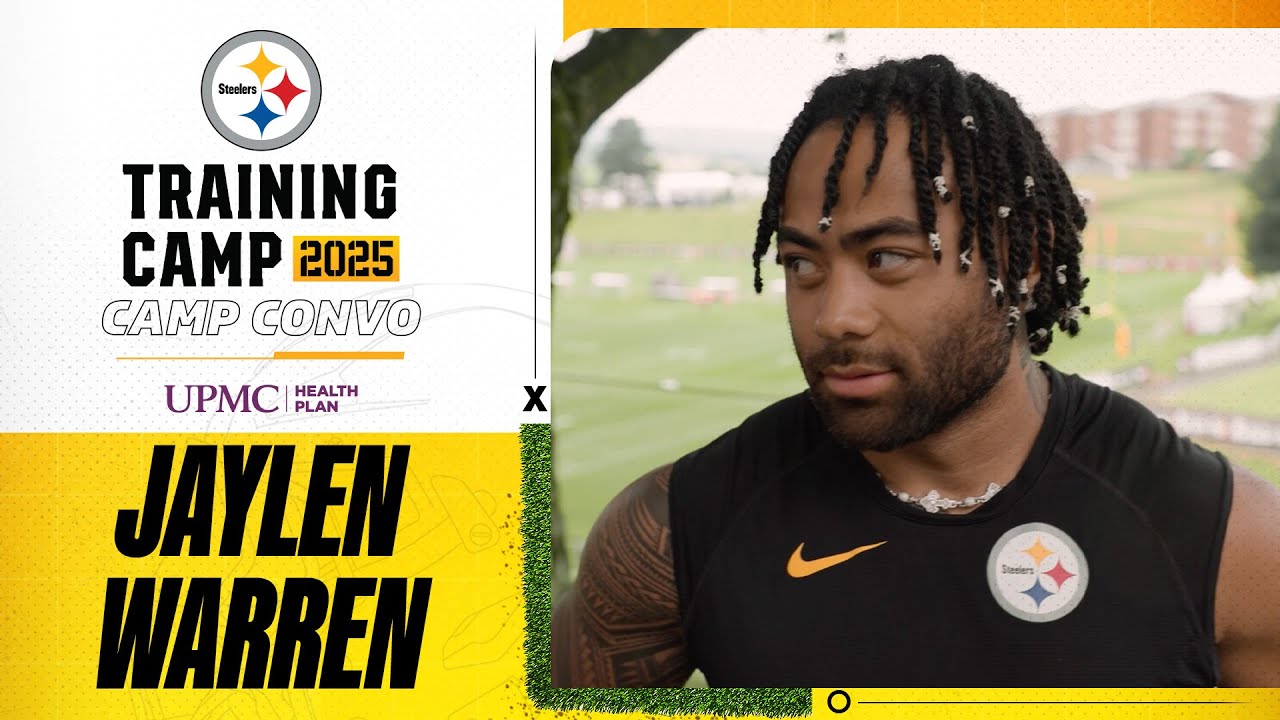 Exclusive Interview with Jaylen Warren (July 29) | Pittsburgh Steelers