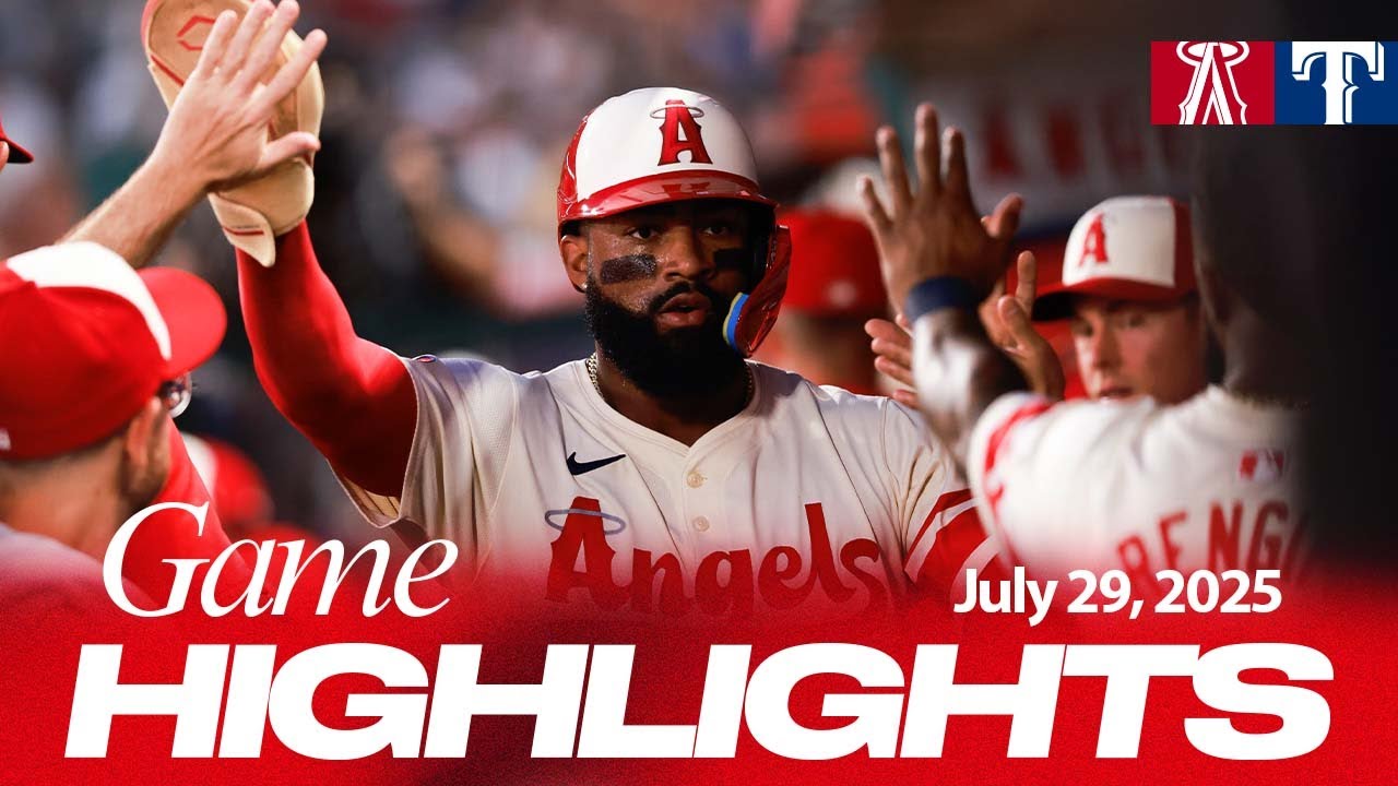Rangers vs. Angels Game Highlights (7/29/25) | MLB Highlights