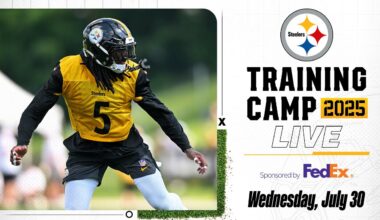 Watch Steelers Training Camp Practice on July 30 | Training Camp Live | Pittsburgh Steelers