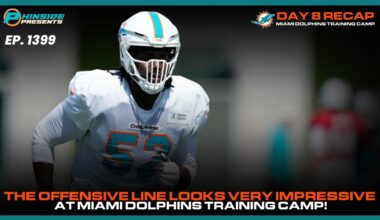 Offensive Line Looks VERY Impressive At Miami Dolphins Training Camp