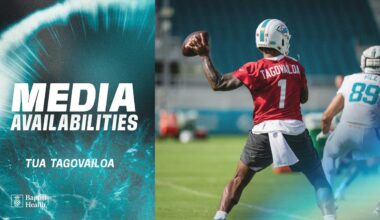 QB Tua Tagovailoa meets with the media | Miami Dolphins