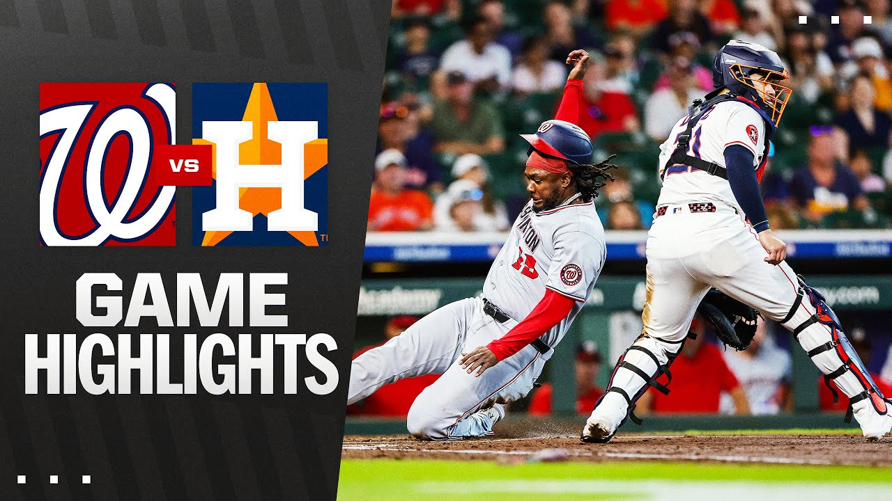 Nationals vs. Astros Game Highlights (7/30/25) | MLB Highlights