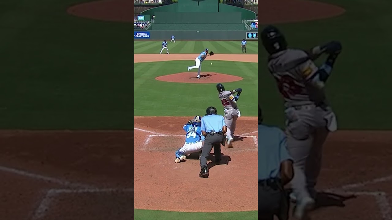 Carlos Estévez Makes an Impressive Quick Snag #kansascityroyals #baseballhighlights #mlb #pitcher