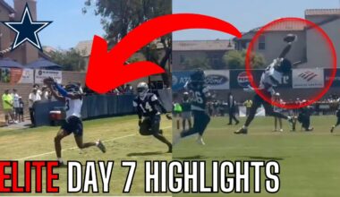 The Dallas Cowboys Day 7 Training Camp HIGHLIGHTS Were ABSOLUTELY ELITE... | Cowboys News |