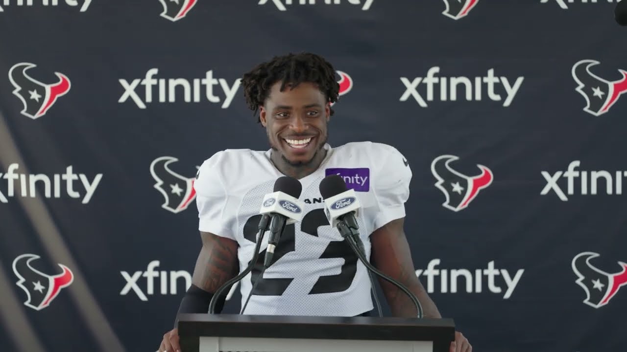 C.J. Gardner Johnson Texans Media Availability | Full July 30 Q&A