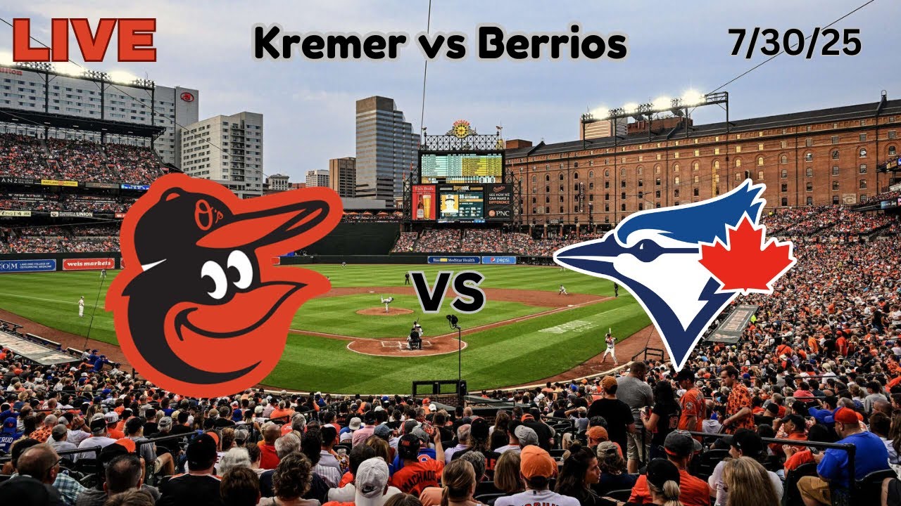 Baltimore Orioles vs Toronto Blue Jays | LIVE! Play-by-Play & Commentary | 7/30/25 | Game #109