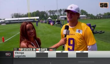 J.J. McCarthy plays START, SIT, CUT: Minnesota Vikings legends edition 👀 | SportsCenter