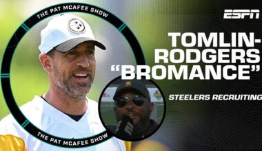 Mike Tomlin talks Aaron Rodgers 'BROMANCE' and recruiting him to the Steelers | The Pat McAfee Show