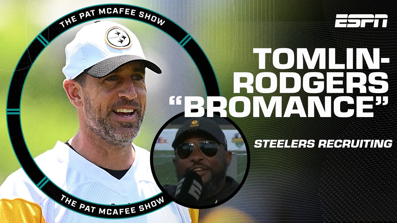 Mike Tomlin talks Aaron Rodgers 'BROMANCE' and recruiting him to the Steelers | The Pat McAfee Show
