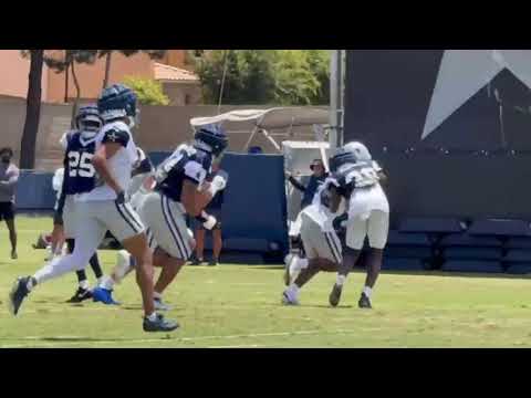 Jaydon Blue "Speed" Sanders "Cuts" Williams "Power" Cowboys RB's showcase