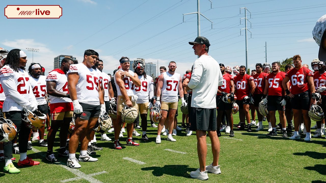 49ers Players Address the Media at Training Camp