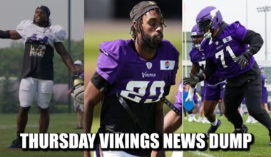 Minnesota Vikings News Dump (7.31.2025) | Defense Dominates, Nudie SZN, Darrisaw Back with 11s