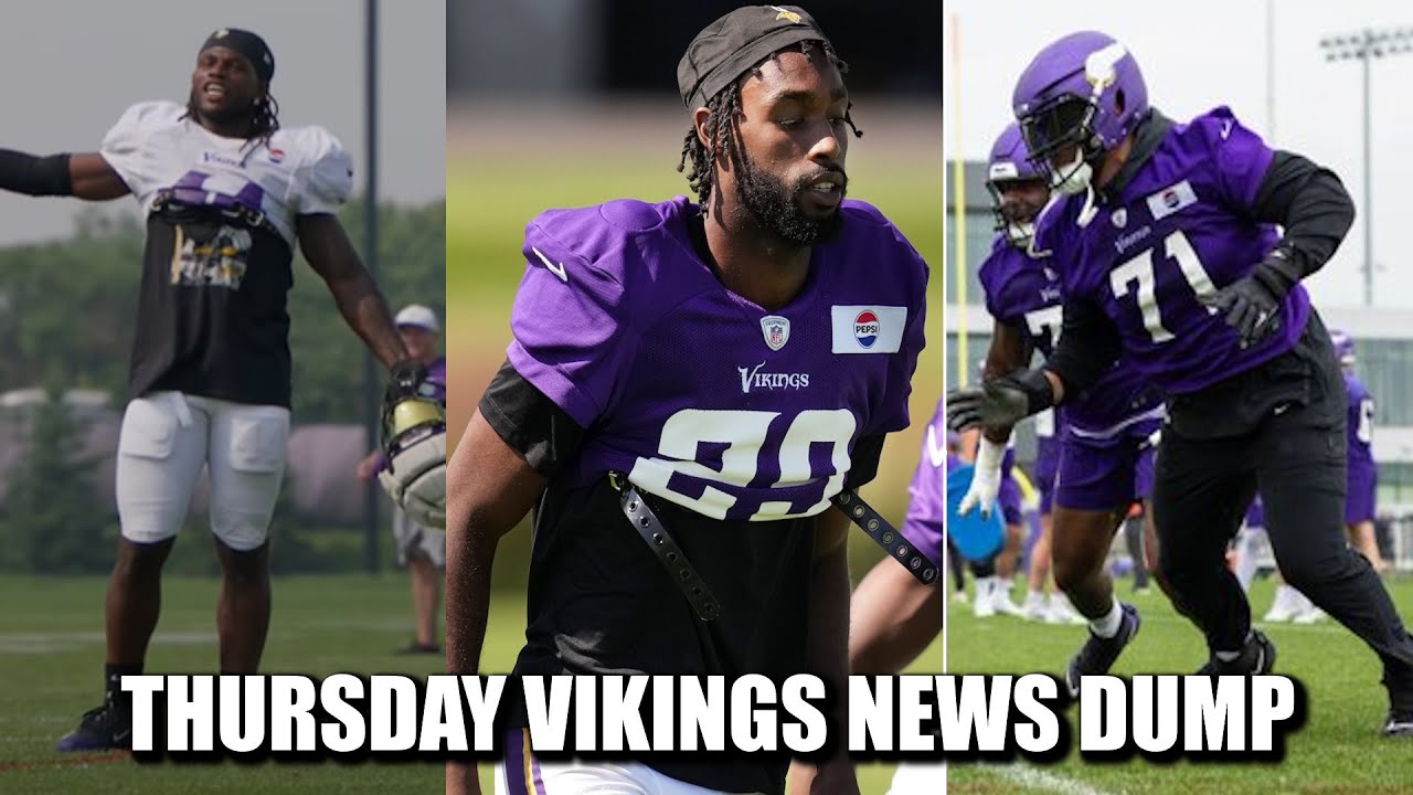 Minnesota Vikings News Dump (7.31.2025) | Defense Dominates, Nudie SZN, Darrisaw Back with 11s